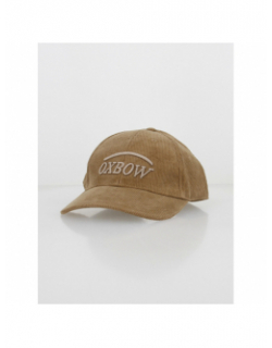 Casquette velours brodée evazi marron - Oxbow