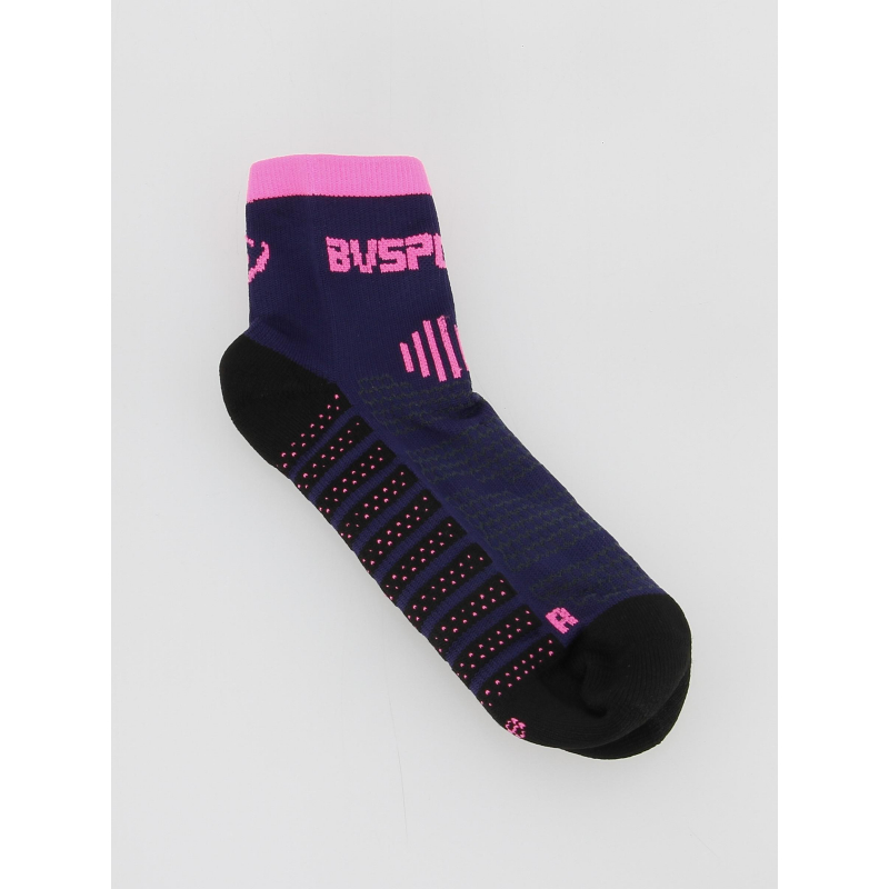 Chaussettes scrone evo bleu rose - Bv Sport