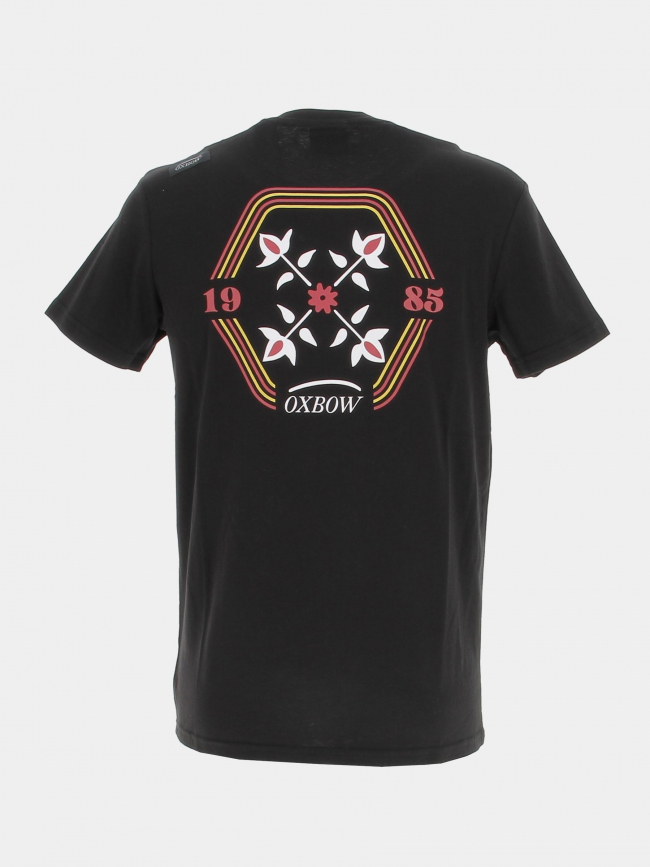 T-shirt logo dos mutsh noir homme - Oxbow