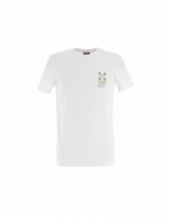 T-shirt logo dos mutsh blanc homme - Oxbow