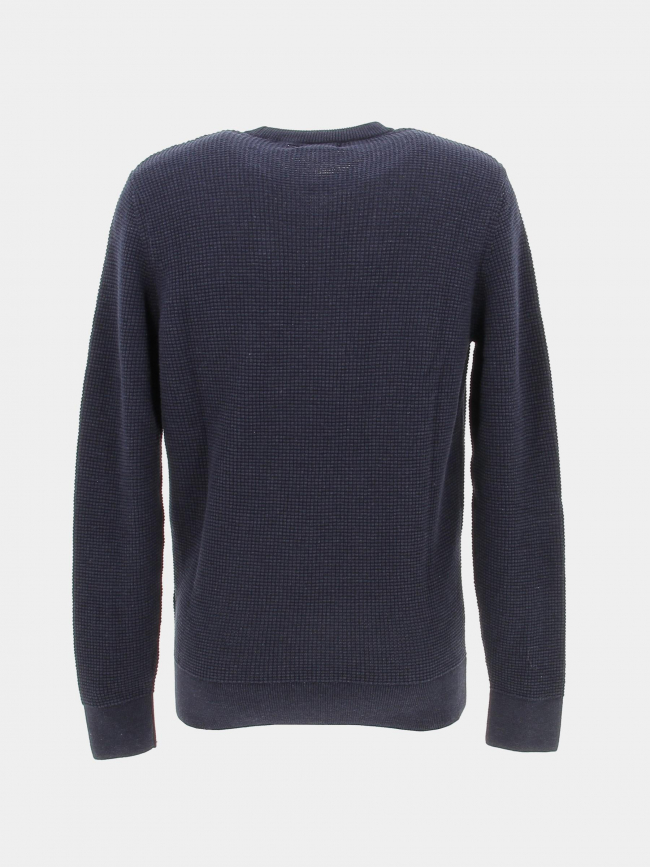 Pull texturé jumper bleu marine homme - Superdry