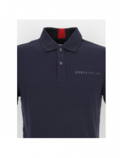 Polo extra slim nolan bleu marine homme - Guess