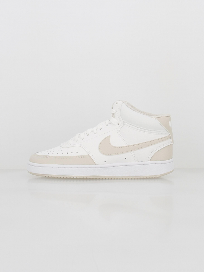 Baskets montantes court vision blanc femme - Nike