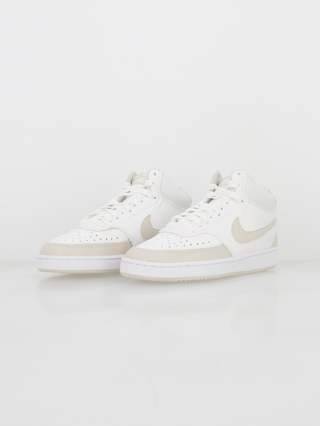Baskets montantes court vision blanc femme - Nike