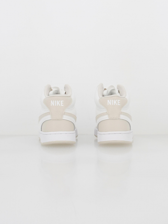 Baskets montantes court vision blanc femme - Nike