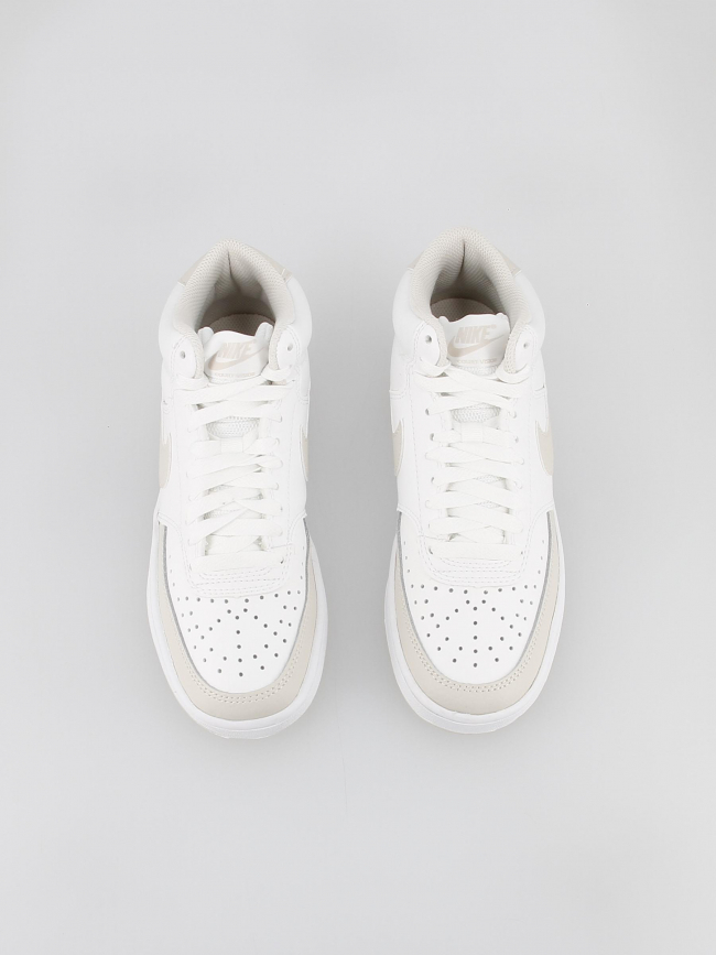 Baskets montantes court vision blanc femme - Nike