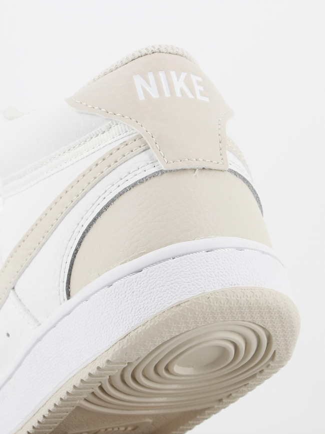 Baskets montantes court vision blanc femme - Nike