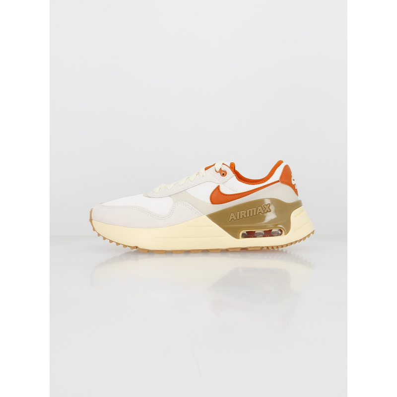 Air max baskets systm blanc orange femme - Nike