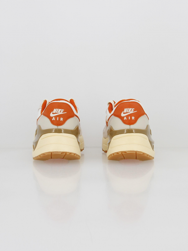 Air max baskets systm blanc orange femme - Nike