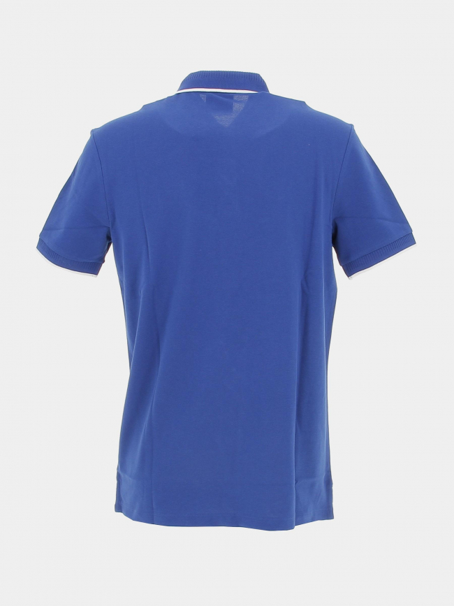 Polo uni deresino bleu homme - Hugo