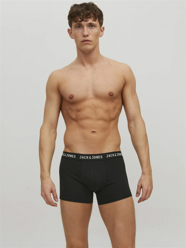 Pack 2 boxers coton stretch noir homme - Jack & Jones