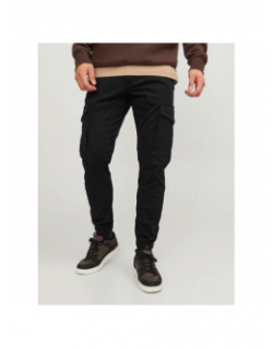 Pantalon cargo paul flake resserré noir homme - Jack & Jones