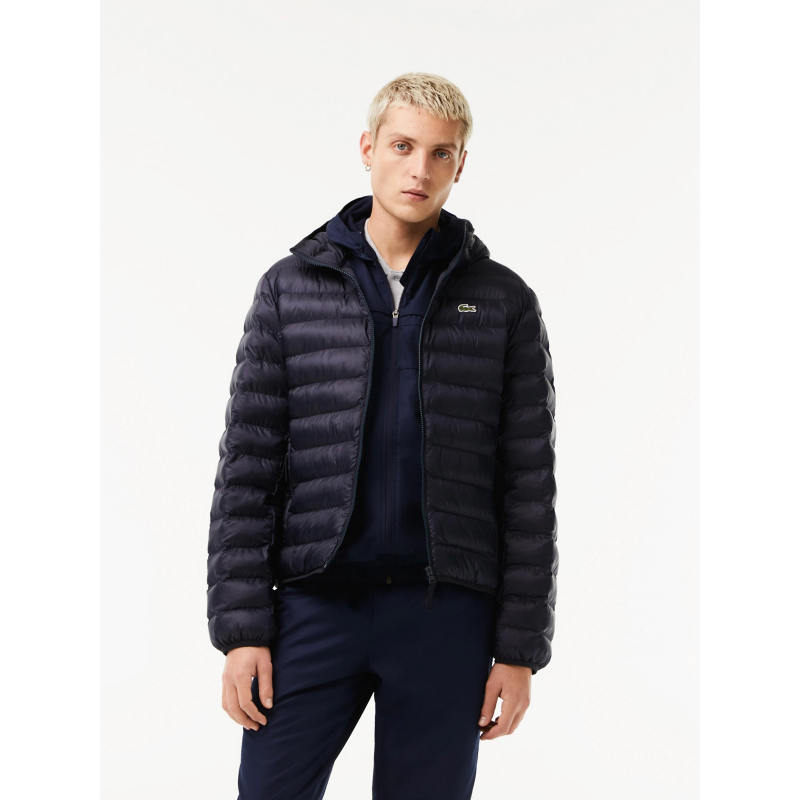 Doudoune matelassée core essential bleu marine homme - Lacoste