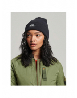 Bonnet classic knitted noir femme - Superdry