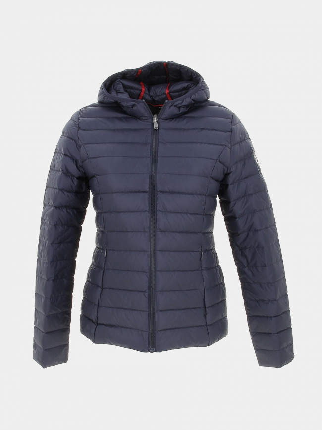 Doudoune légère duvet à capuche chloé bleu marine femme - Jott