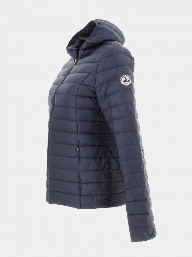Doudoune légère duvet à capuche chloé bleu marine femme - Jott