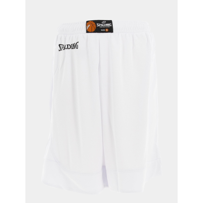 Short de basketball hustle blanc enfant - Spalding