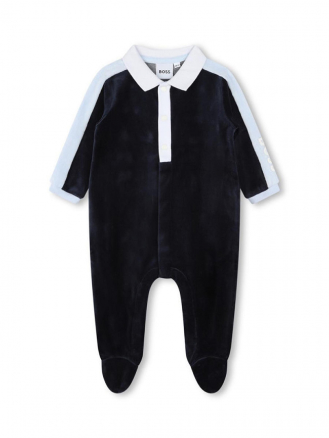 Body pyjama cargo bleu marine bébé - Boss