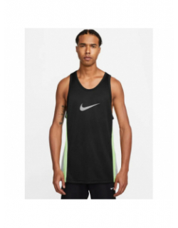 Maillot de basketball icon vert gris noir homme - Nike