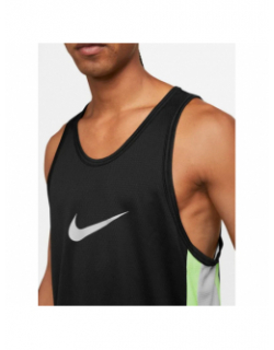 Maillot de basketball icon vert gris noir homme - Nike