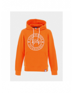 Sweat à capuche folie douce orange homme - Jack & Jones