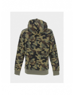 Sweat à capuche folie douce camo kaki homme - Jack & Jones