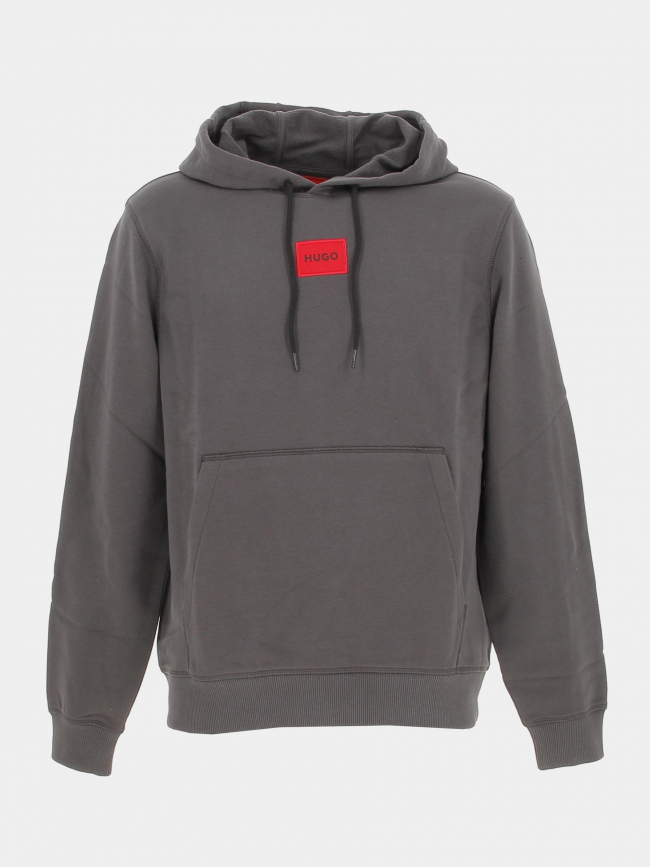 Sweat à capuche daratschi gris anthracite homme - Hugo