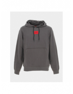 Sweat à capuche daratschi gris anthracite homme - Hugo