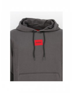 Sweat à capuche daratschi gris anthracite homme - Hugo