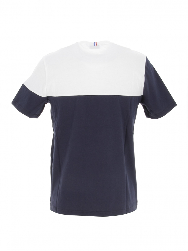 T-shirt bicolore n3 bleu marine homme - Le Coq Sportif