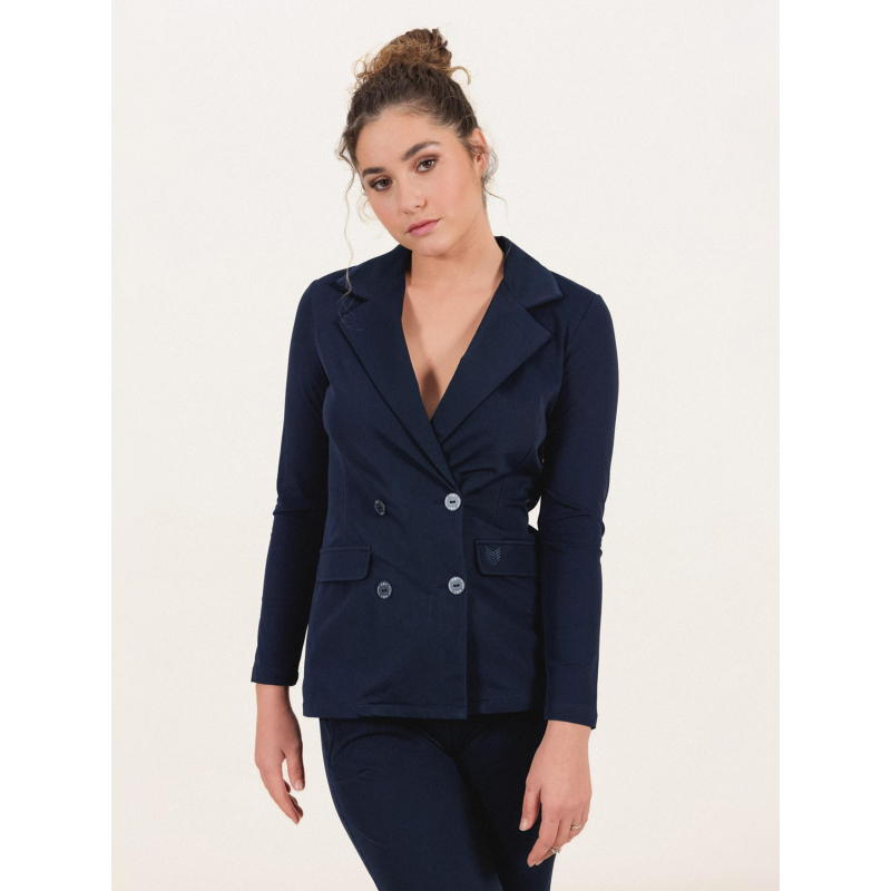 Veste blazer maria bleu marine femme - Hbt