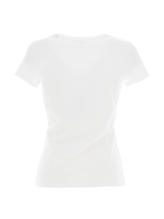 T-shirt regular graphic paillettes blanc femme - Salsa