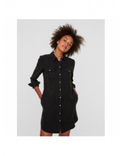 Robe courte fluide silla noir femme - Vero Moda