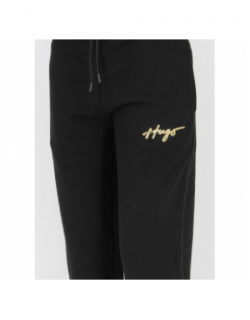 Jogging easy logo doré noir femme - Hugo