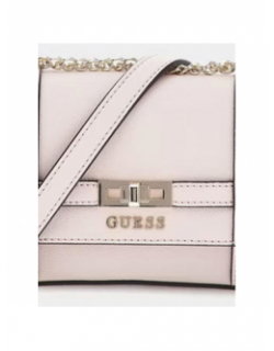 Sac à main bandoulière mini emilee rose femme - Guess