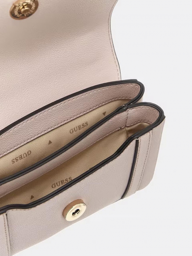 Sac à main bandoulière mini emilee rose femme - Guess