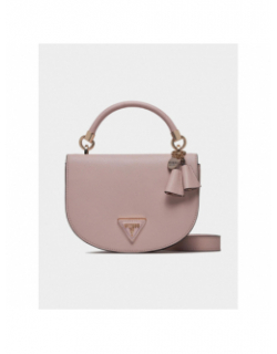 Sac bandoulière mini gizele rose femme - Guess