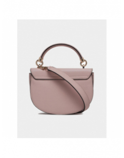 Sac bandoulière mini gizele rose femme - Guess