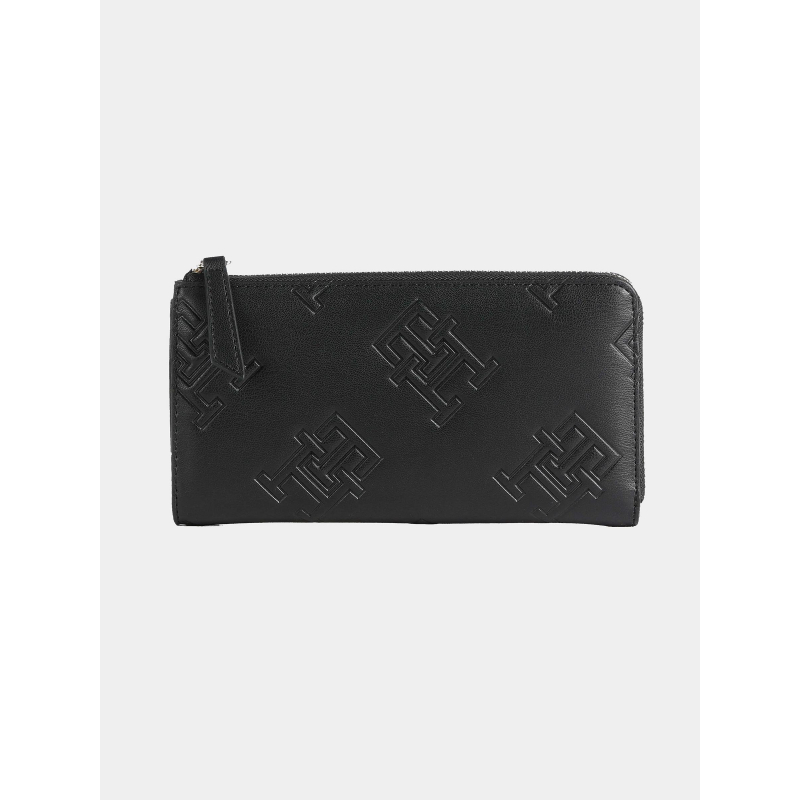 Portefeuille refined large noir femme - Tommy Hilfiger