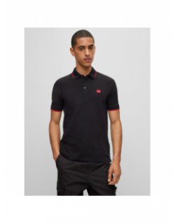 Polo deresino noir homme - Hugo