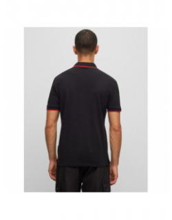 Polo deresino noir homme - Hugo