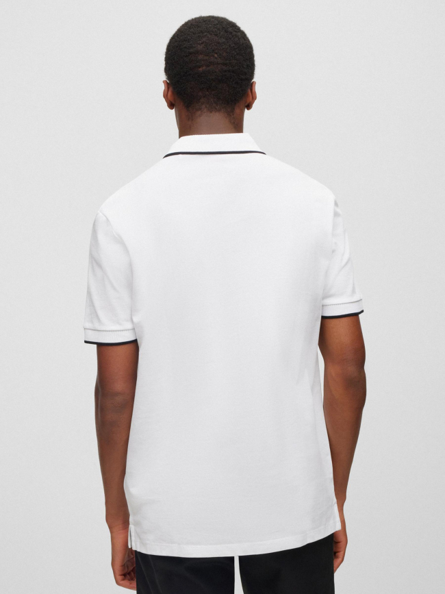 Polo deresino blanc homme - Hugo