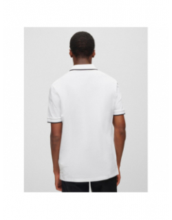 Polo deresino blanc homme - Hugo