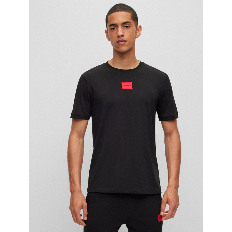 T-shirt diragolino noir homme - Hugo