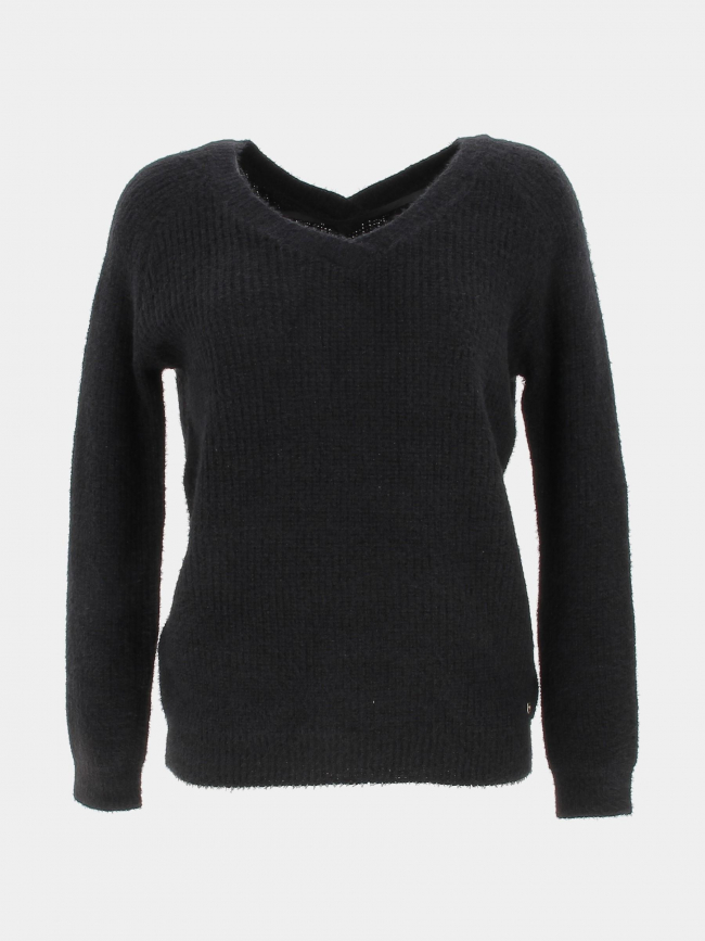 Pull armelle noir femme - Deeluxe