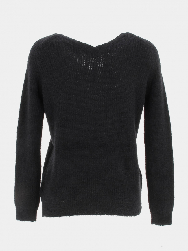 Pull armelle noir femme - Deeluxe