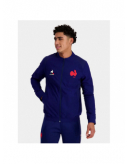 Veste hymne rugby FFR bleu homme - Le Coq Sportif