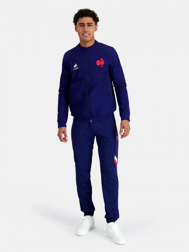 Veste hymne rugby FFR bleu homme - Le Coq Sportif