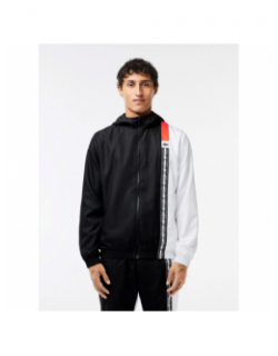 Veste de survêtement tracktops noir homme - Lacoste