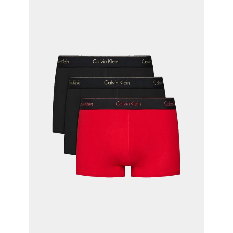 Pack 3 boxers trunk coton noir homme - Calvin Klein